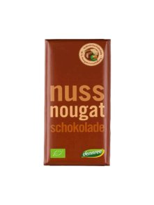 Milk Chocolate with Nougat Cream Filling - Organic 100g Dennree