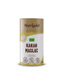 Nutrigold organic cocoa butter in a cylinder shaped cardboard packaging of 200g