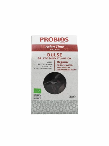 Probios dulse seaweed from organic agriculture in a packaging of 25g