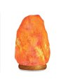 Himalayan salt lamp 12-18kg on a wooden stand