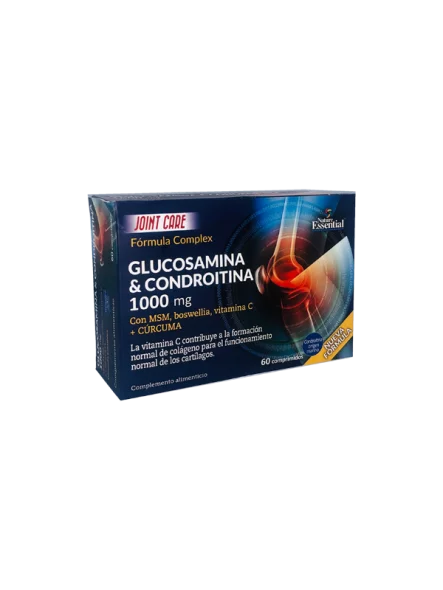 Glucosamine + Chondroitin + MSM 1000mg - 60 Tablets Nature Essential