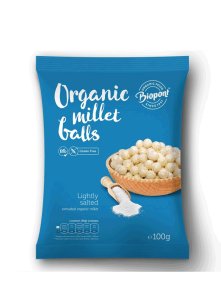 Extruded Millet Balls Lightly Salted - Organic 100g Biopont