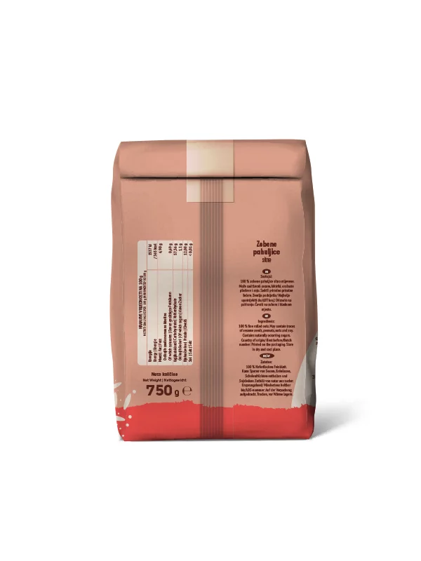 Fine Rolled Oats 750g Nutrigold