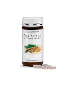 Cinnamon + Chromium + Zinc Capsules 180 Capsules - 94g Krauterhaus