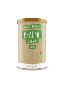 Nutrigold Brahmi powder in 200g brown packaging
