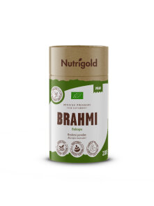 Nutrigold Brahmi powder in 200g brown packaging