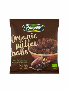 Extruded Millet Balls Cocoa - Organic 60g Biopont