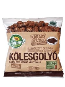 Extruded Millet Balls Cocoa - Organic 60g Biopont
