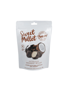 Extruded Millet Balls Dark Chocolate and Coconut - Organic 55g Biopont