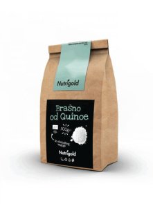 Nutrigold organic quinoa flour in brown 500 grams packaging