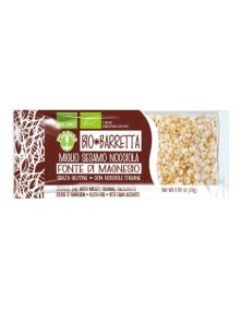Probios organic millet, sesame and hazelnut energy bar in a 25g packaging