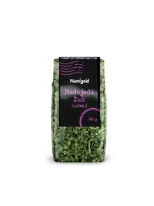 Nutrigold dried wild garlic in a transparent packaging of 40g