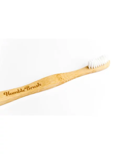 Bamboo Kids Toothbrush Ultra Soft White - Humble Brush