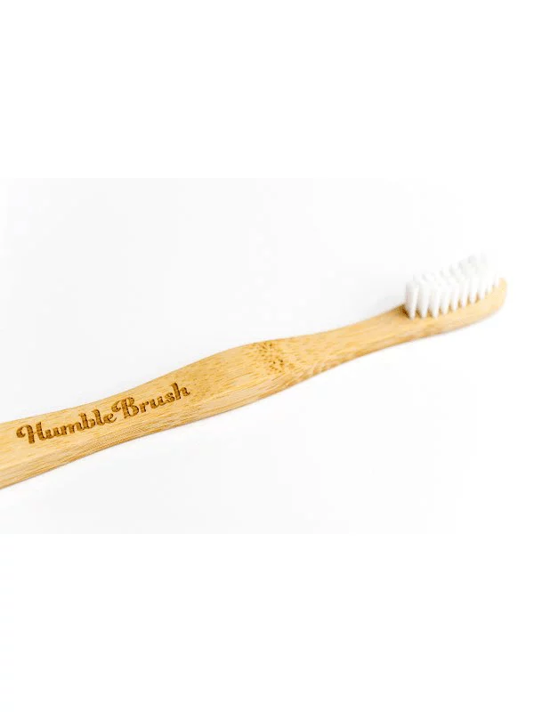 Bamboo Kids Toothbrush Ultra Soft White - Humble Brush