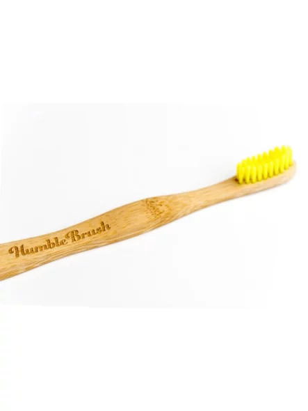 Bamboo Kids Toothbrush Ultra Soft Yellow - Humble Brush