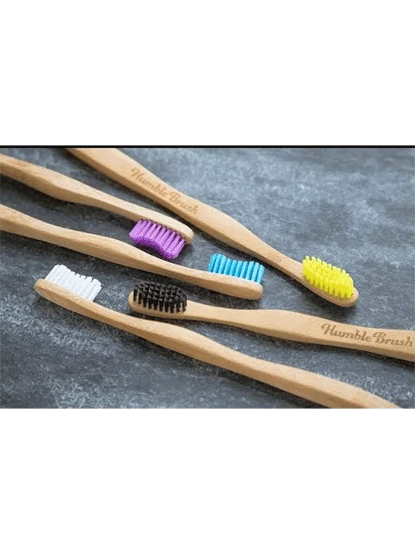 Bamboo Kids Toothbrush Ultra Soft Yellow - Humble Brush