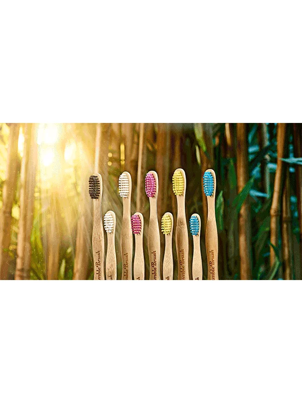 Bamboo Kids Toothbrush Ultra Soft Yellow - Humble Brush