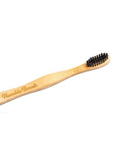 Bamboo Toothbrush Soft Black - Humble Brush