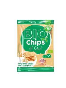 Probios organic chickpea chips in a 40g packaging.
