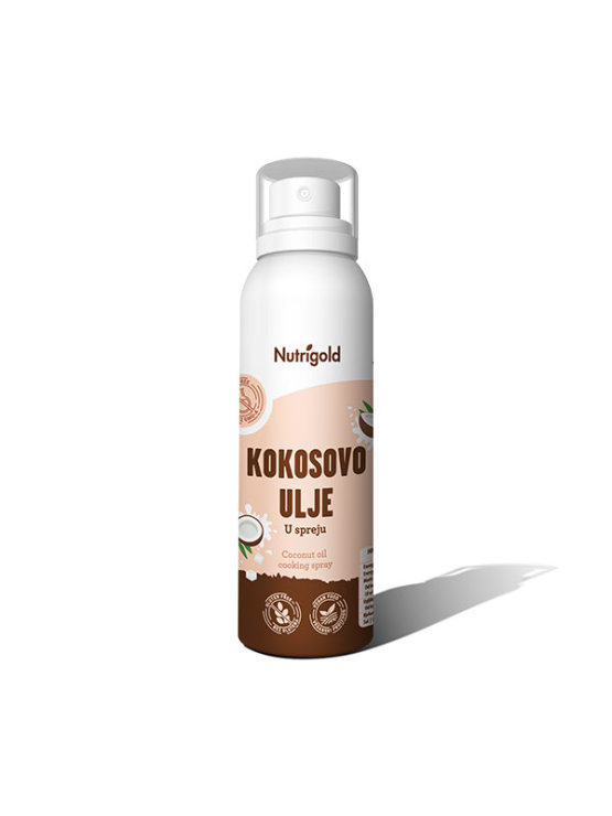 Nutrigold coconut oil cooking spray in a spraying bottle of 201g