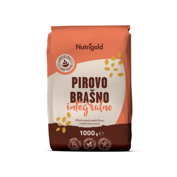 Nutrigold whole grain spelt flour in a 1000g