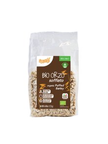 Probios organic puffed barley in a packaging of 125g