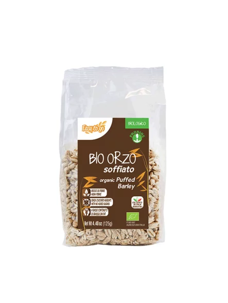 Probios organic puffed barley in a packaging of 125g