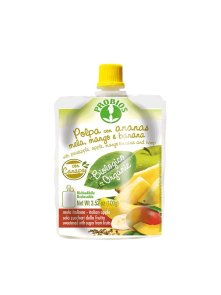 Probios organic fruits and hemp puree in a pouch of 100g