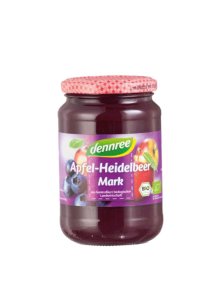 Apple and Blueberry Pulp - Organic 360g Dennree