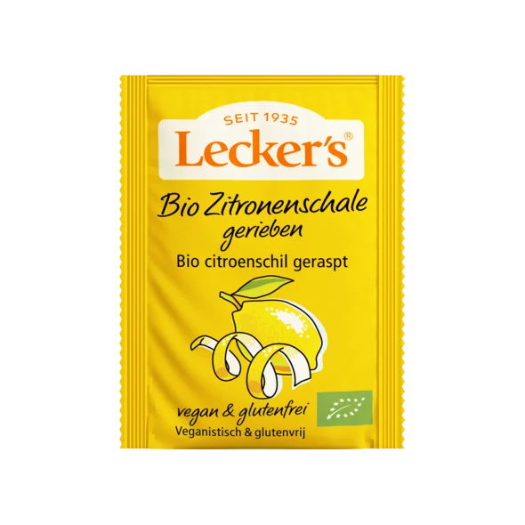 Grated Lemon Zest - Organic 15g Lecker's