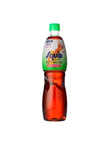 Squid brand fish sauce in a plastic bottle of 700ml