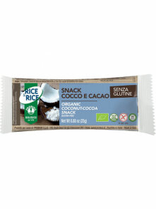 Probios organic coconut filled rice waffle in a 25g packaging