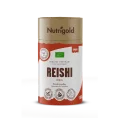 Nutrigold organic reishi powder in cylinder packaging of 150g