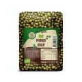 Nutrigold organic mung beans in a transparent packaging of 500g