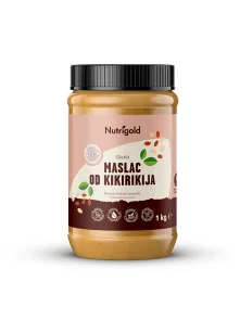 Nutrigold smooth peanut butter in a plastic packaging of 1000g