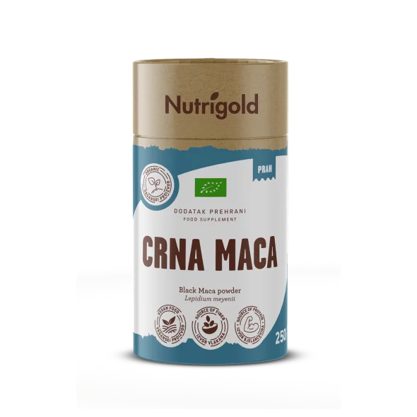 Nutrigold organic maca powder in a packaging of 250g