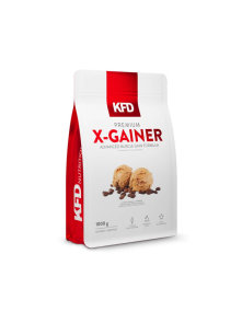 KFD coconut flavoured muscle gainer in a bag of 1000g