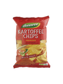 Potato Chips Paprika - Organic 125g Dennree