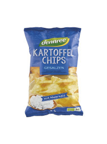 Potato Chips Salted - Organic 125g Dennree