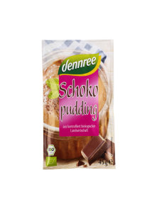 Chocolate Pudding - Organic 3x45g Dennree