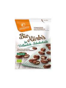 Chocolate Covered Pumpkin Seeds - Organic 50g Landgarten