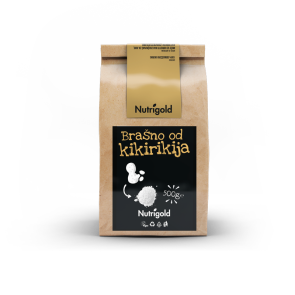 Nutrigold peanut flour in a packaging of 500g