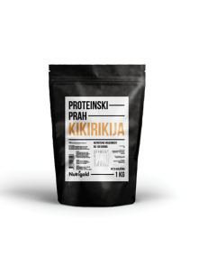 Nutrigold peanut protein powder in a resealable packaging of 1000g