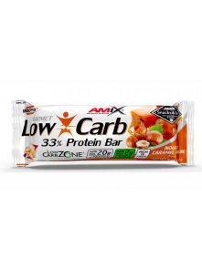 Low Carb 33% Protein Bar - Nougat Caramel Praline 60g Amix