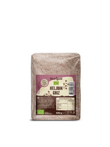 Nutrigold organic buckwheat grits in a packaging of 500g