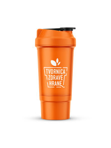 Nutrigold orange smart shaker with storage compartment 500ml