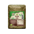 Nutrigold organic green lentils in a packaging of 500g