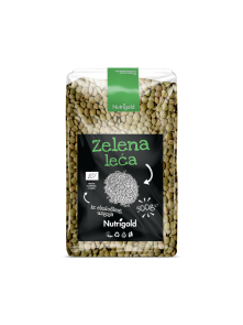 Green Lentils - Organic 500g Nutrigold