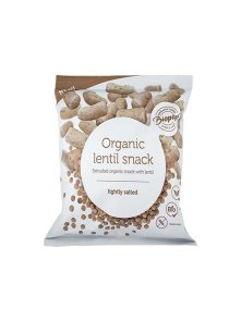 Extruded Lentil Snack Lightly Salted - 60g Organic Biopont