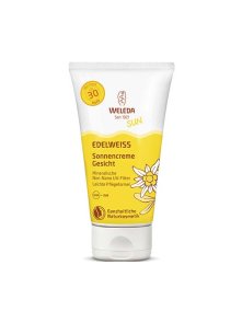 Weleda natural face skin sun protection SPF 30 in a tube of 50ml